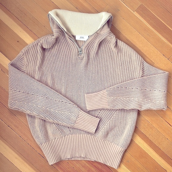 AMI Alexandre Matiussi Zip Up Jumper - Picture 2 of 4